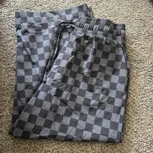 Albion Checked cropped pants with pockets size: Large